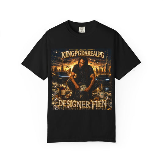 Designer Fien Rap Album T-Shirt — KingPGDARealPG Streetwear Tee